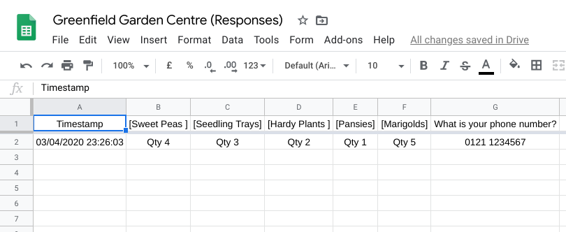 bentossell's tweet photo. 🏗Enable creating online orders extremely easily (with no cost) with Google Sites, Forms plus PayPal if you want to integrate direct payments. 

Great for local businesses e.g garden centres https://t.co/yTB4gbefJd