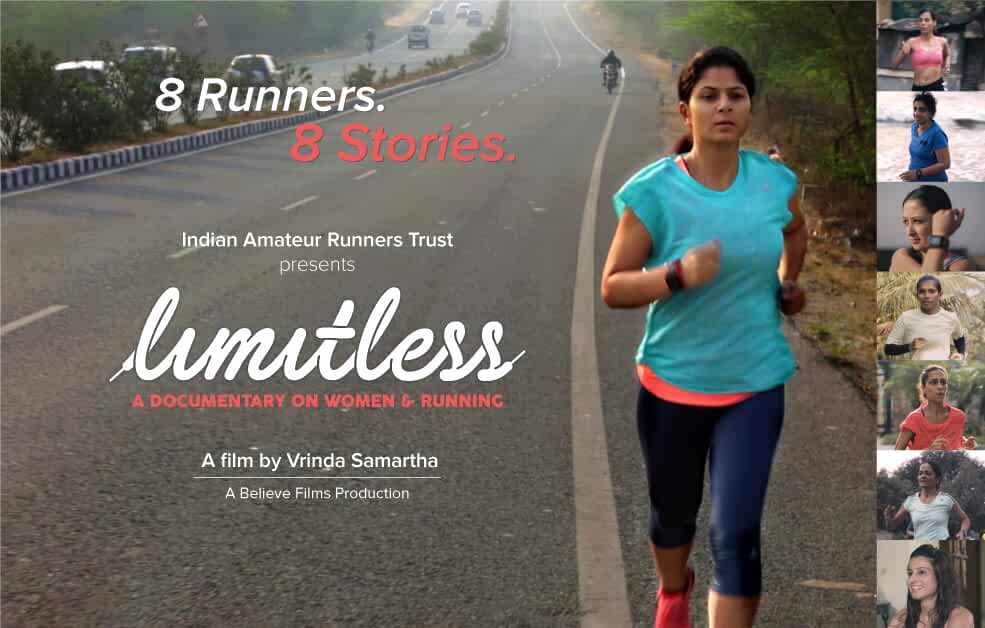 Eight inspirational stories of real women runners from across India and seeks to motivate more women to follow their passion and take up running. #Limitless (2017) by  #VrindaSamartha.Streaming on  @NetflixIndia.