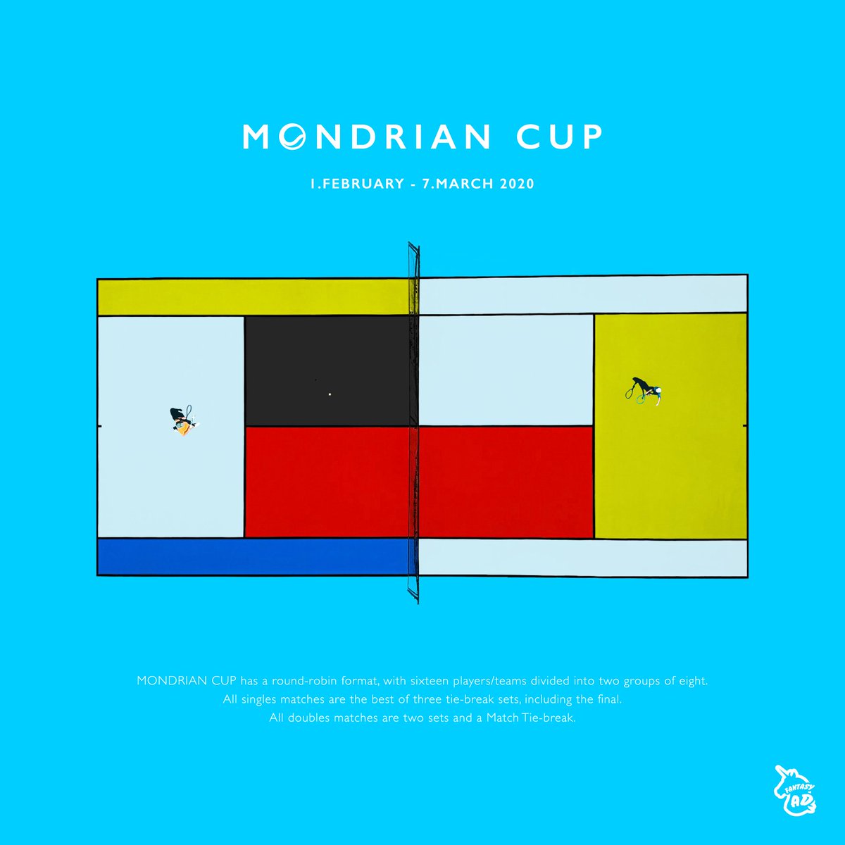 kenton_app's tweet photo. FANTASY AD
02 "MONDRIAN CUP"
Join the festival in pursuit of greatness.
"There is no such thing as this ad."
#fantasyad #fad #mondrian #mondriancup #tennis #tenniscourt #art #design https://t.co/8G6ooHJrLX