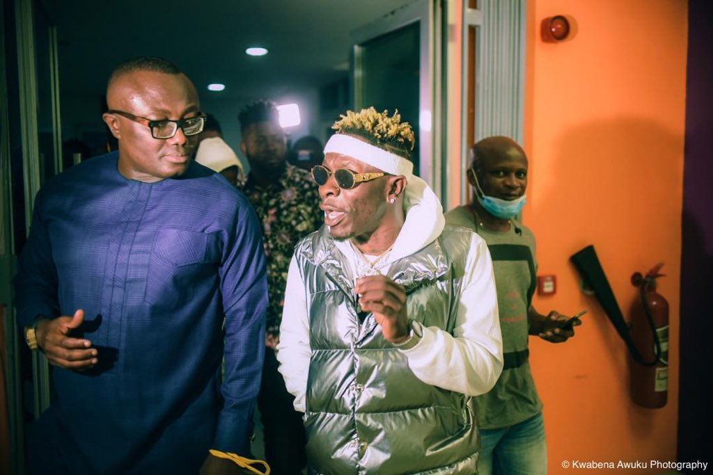  Shatta Wale speaks after performing at COVID-19 concert