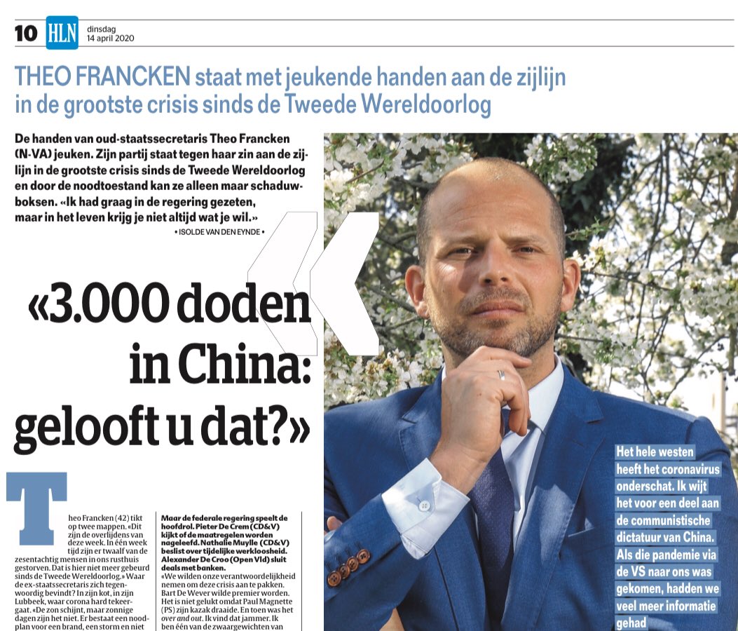 FranckenTheo's tweet photo. Interview @HLN_BE https://t.co/OdpyvBsoe0