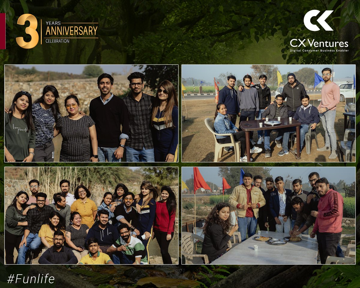 cx_ventures's tweet photo. #Throwback - CX 3rd year anniversary! These memories are something that keeps us all motivated in the difficult times of #Lockdown.
#CXturned3 #CXVentures #CXRockstars #LifeatCX #SafariNationalPark #SariskaOffsite #Rewards #Recognition (1/2) https://t.co/7IzhnH4WOZ