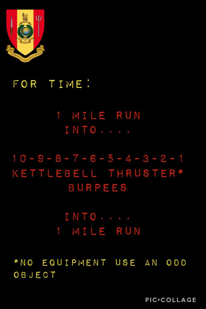 <a href="/43Commando/">43 Commando</a> <a href="/RoyalMarines/">Royal Marines</a> Workout of the Day - Tuesday 14 Apr 20

#TuesdayMotivation #workoutoftheday #wod