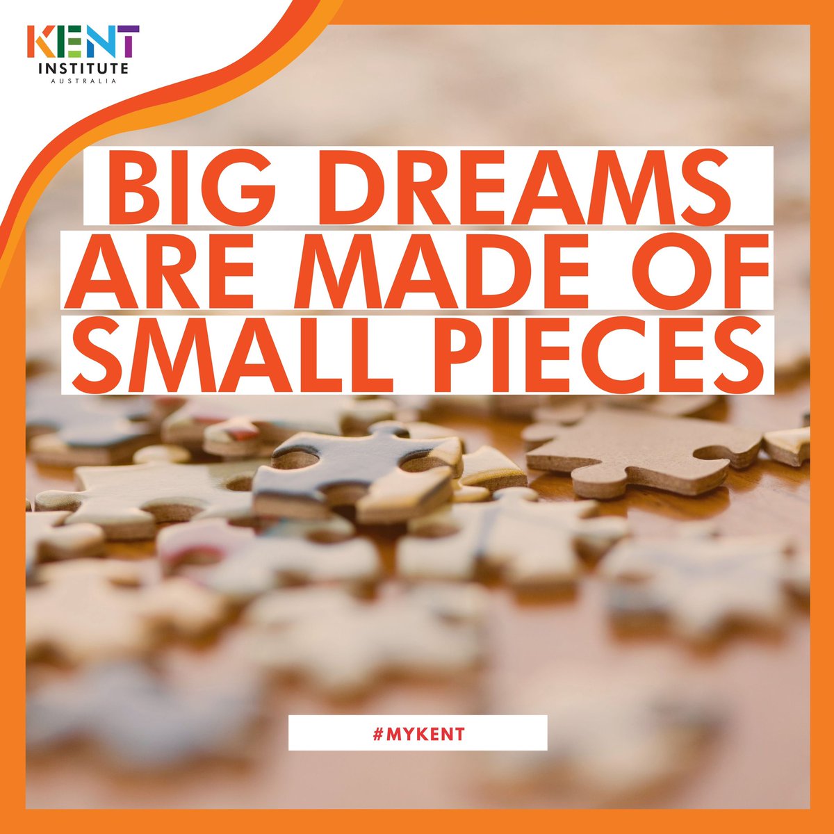 kent_institute's tweet photo. 💪As we all need a little #motivation boost, remember that small progress is still #progress! 🏆
❓❔We would love to know which 'piece' you are working on right now.  😁

#MyKent #KentInstitute https://t.co/KHNGQkqECl