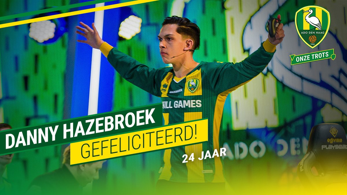 🎉 Onze eSporter <a href="/DannyHazebroekk/">Danny Hazebroek</a> viert zijn 24ste verjaardag!

Gefeliciteerd, topper! 🙌