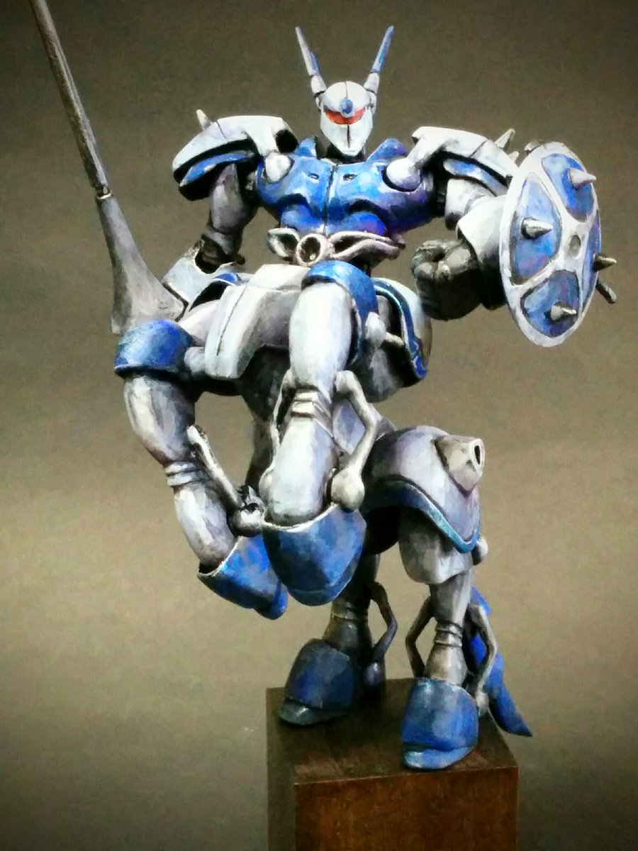 リベット Sur Twitter タカラ プロマキス ボーズを付け台座に固定 アクリル絵の具出で仕上げました 当時 最終回のedには感動しました 旧キット 機甲界ガリアン
