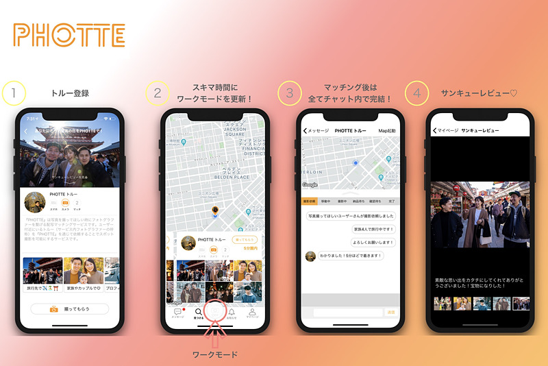 travelwatch_jp's tweet photo. Fiveon、付近のカメラマンとマッチングする「PHOTTE」iOS版アプリリリース https://t.co/xrnCwmL4Vi #Fiveon #PHOTTE #カメラマン #マッチング https://t.co/lvVoX7oPzT