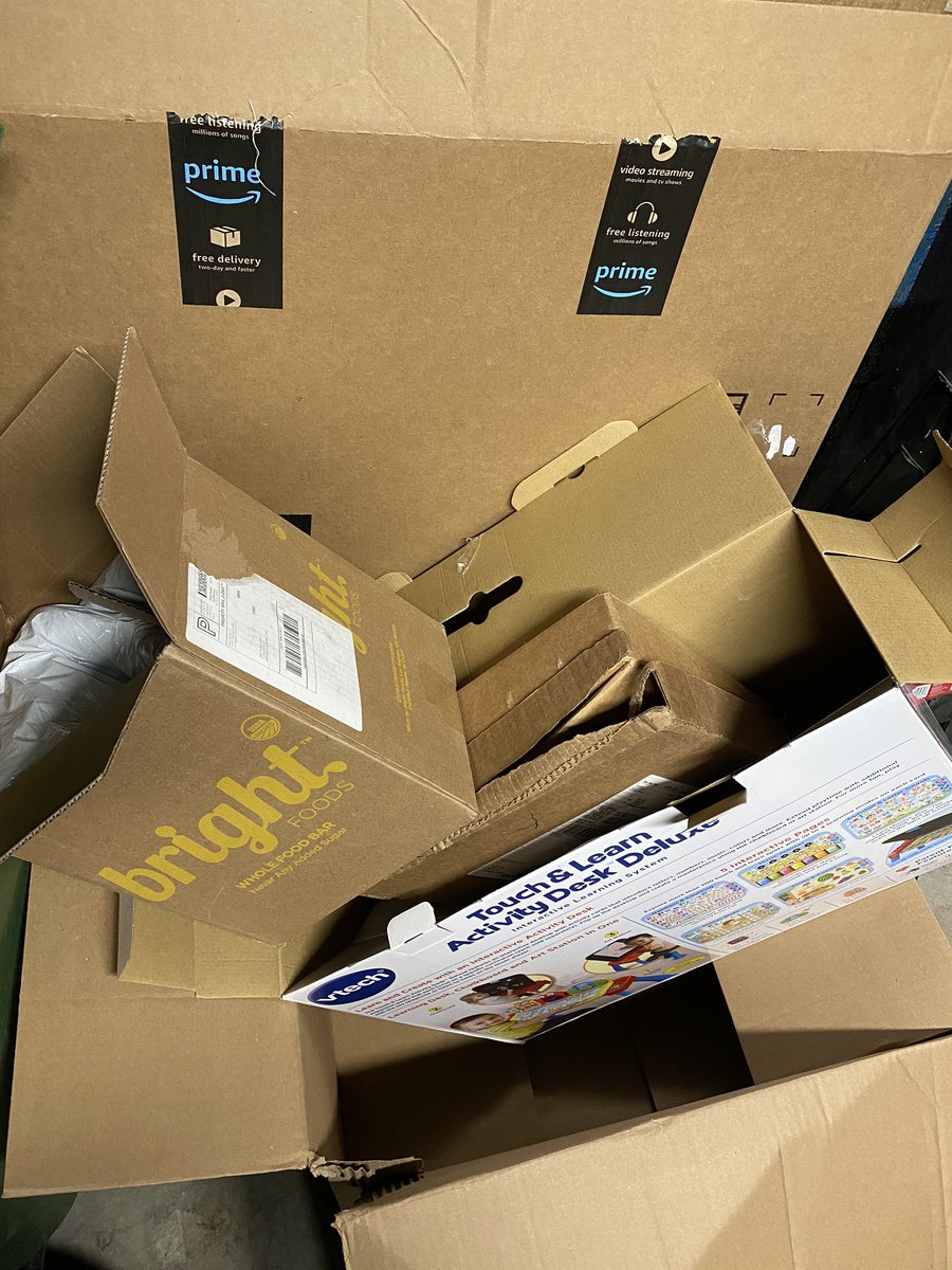 _mattdaly's tweet image. Unexpected side effect of shelter-in-place: it takes me 2 hours to break down boxes on trash day now, 😃 hooray!!