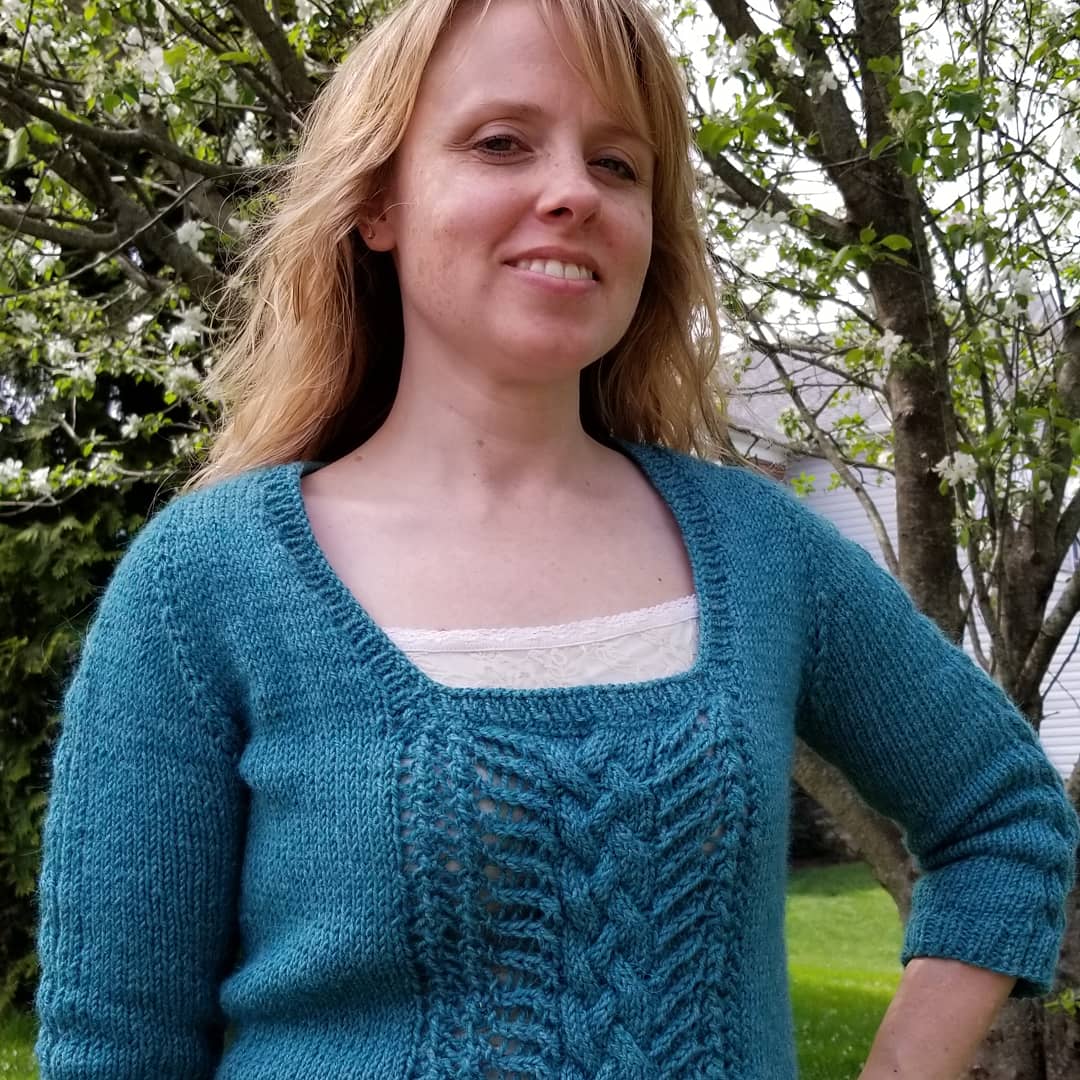YarnEdit's tweet image. Finished my #Julissa sweater  (@vanessasmithdesigns) &amp;amp; took advantage of the lovely weather to get pics. Made with @berrocoyarn #UltraAlpaca in Turquoise Mix. 
#techedit #techediting #techeditor #techeditorforhire #yarnaddict #nevernotknitting #nevernotcrochet #quarantineknitting