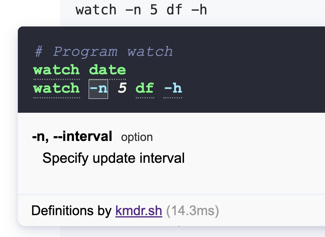ediardo's tweet photo. I added two new things to the @kmdr_sh browser extension:
- A feedback form where users can submit feedback for each explanation session: Was it helpful? Yes / No.
- A performance metric that shows the amount of time #kmdr takes to parse and analyze the source code.
#bash #cli https://t.co/OppbAWIw6T