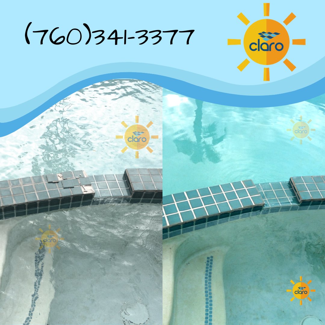 claropool's tweet image. We love fascinating results that last😍 😍 
💧 💧 Pool cleaning, repairs, installations, and replacements💧 💧 
(760) 341-3377

#Repairs #PoolRepairs #PoolAndSpa #PoolTile #CoachellaValley