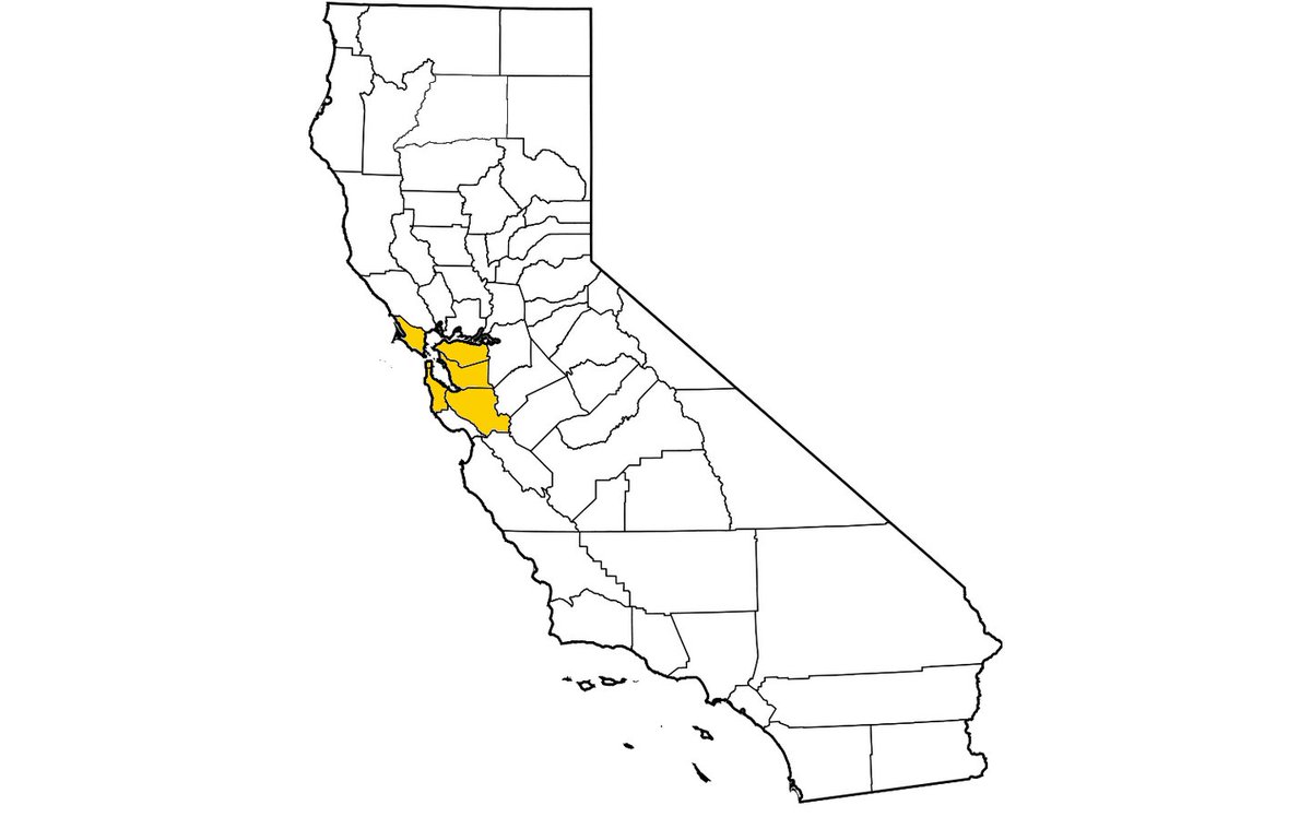 It all began in Santa Clara County, the largest of six counties in the Bay Area that on March 17 were the first place in the continental U.S. to shut down. (Puerto Rico acted two days earlier).  https://www.mercurynews.com/2020/03/29/she-shut-down-the-bay-area-to-slow-the-deadly-coronavirus-none-of-us-really-believed-we-would-do-it/