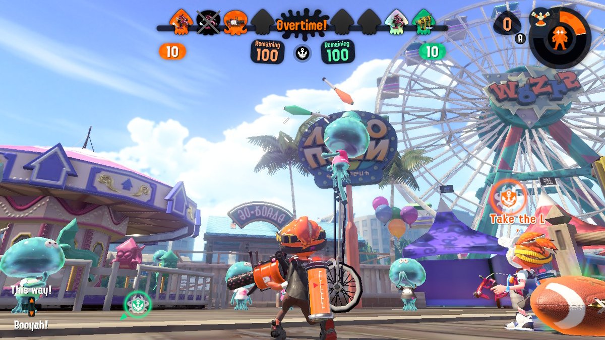 CorrinYato's tweet photo. #Splatoon2 #NintendoSwitch Only if you could disable the ui https://t.co/oOkMSSraLU