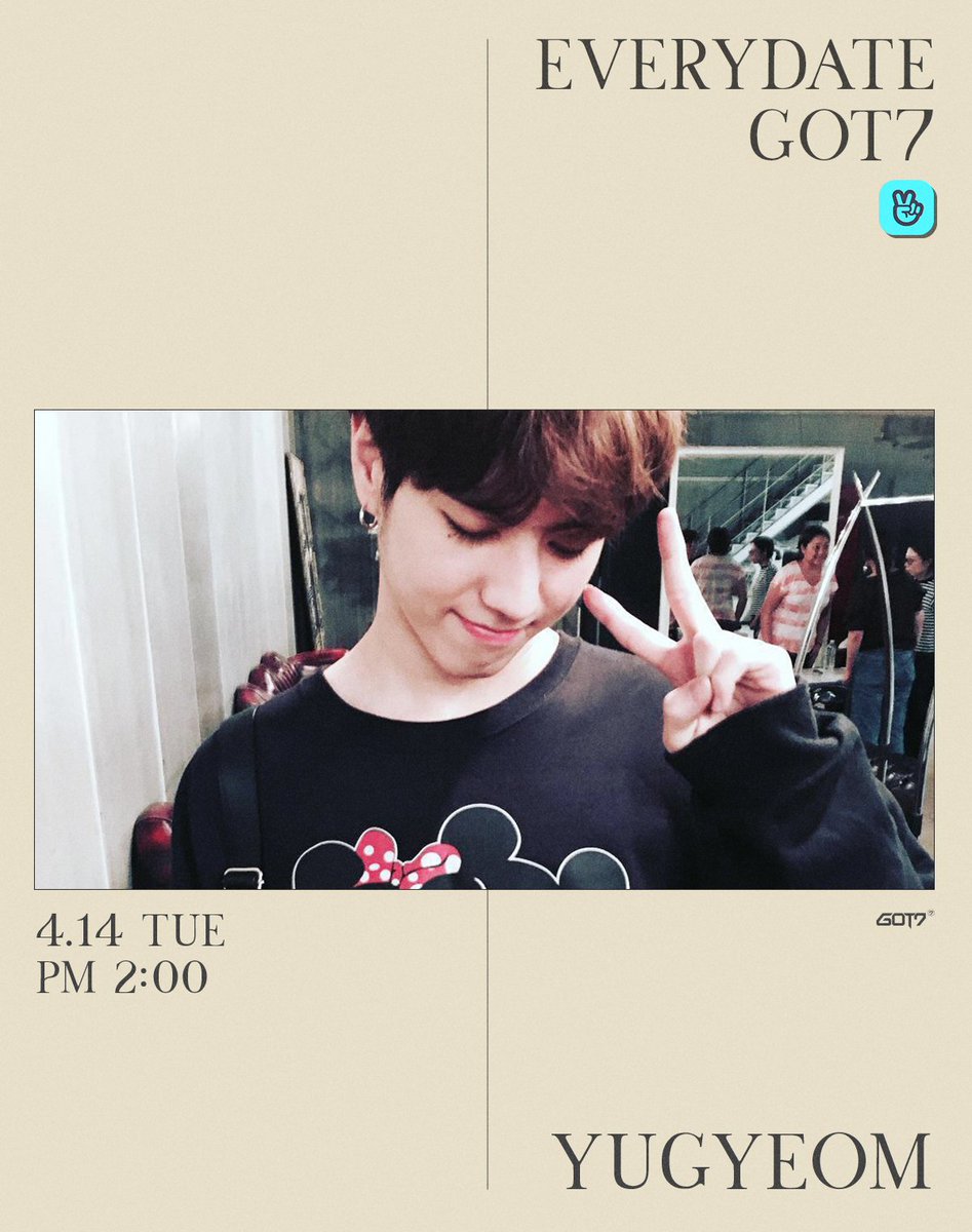 SevenJel's tweet photo. ahgase's next date will start at exactly 2PM (KST)💚 

#EVERYDATE_GOT7 
@GOT7Official https://t.co/fdGrkLcVY2