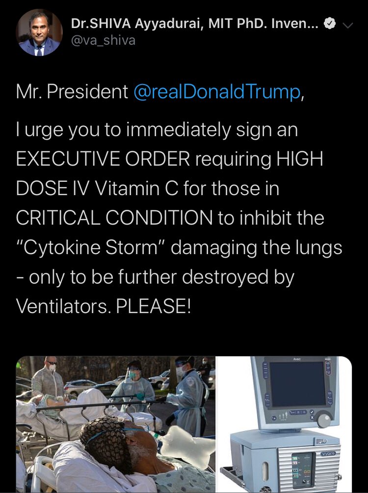 we'll start off with this considering its the tamest thing hereliking a tweet published by a horribly failed republican who quoted a tweet spreading misinformation on how to treat the coronavirus