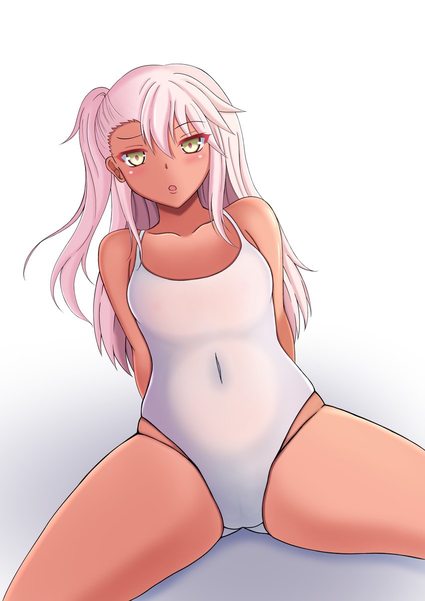 久々の色塗り。褐色には白のほうが合うと思う派
#クロエ・フォン・アインツベルン 