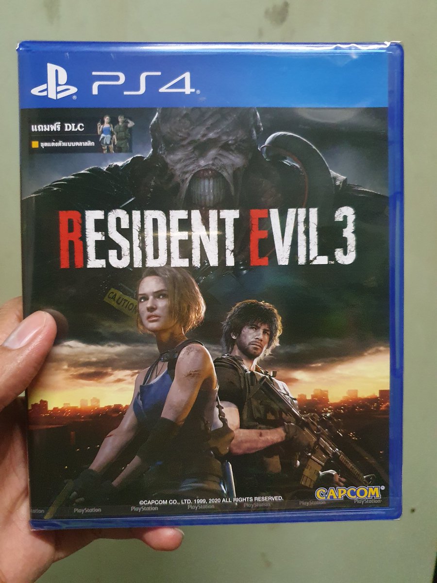 MalarakPanupong's tweet photo. RE3 ที่รอคอย🤩🤩🤩 #CAPCOM #Nemesis #JillValentine #CarlosOliveira #Playstation https://t.co/TzAHQVNnnq
