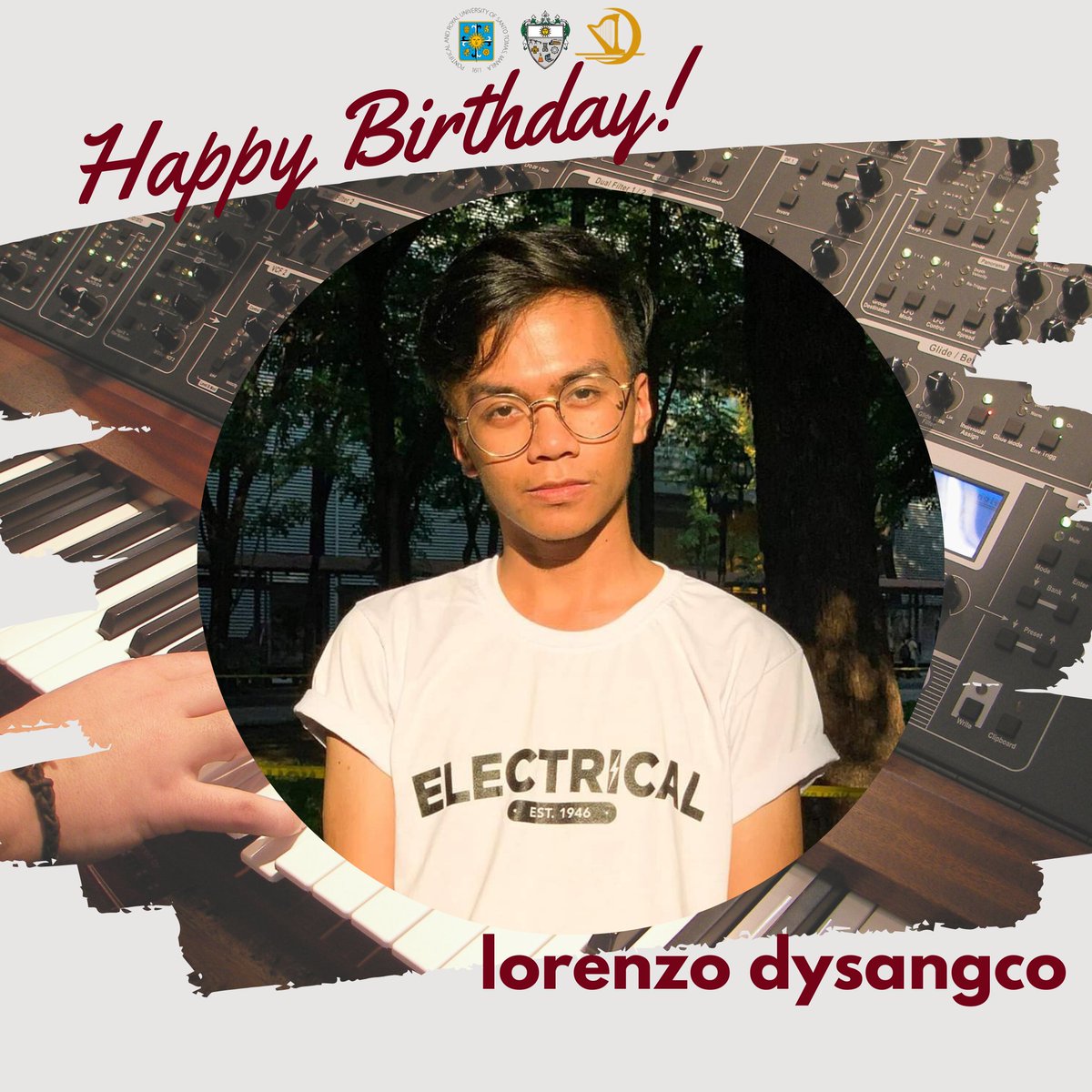 USTOneVoice's tweet photo. Today we celebrate our dear Lorenzo Dysangco's birthday, and along with it is his passion for music and commendable work for our chorale!

May you cherish what the Lord has given you and use it to inspire people with utmost dedication, as you always do!

Your OV family loves you! https://t.co/o3HkTpcTS8