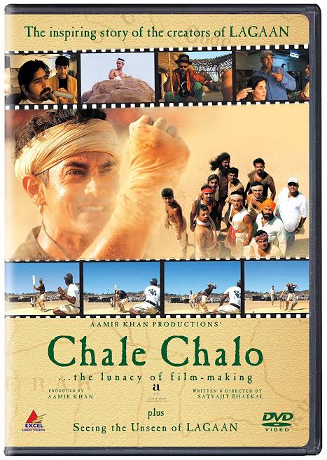 An account of the making of  #Lagaan by director  #SatyajitBhatkal, who served as a production assistant on the film. #ChaleChalo /  #MadnessInTheDesert (2003) by  @satyabhatkal. Streaming on  @NetflixIndia.  @aamir_khan  @AshGowariker  @iamgracysingh  @arrahman  @Javedakhtarjadu