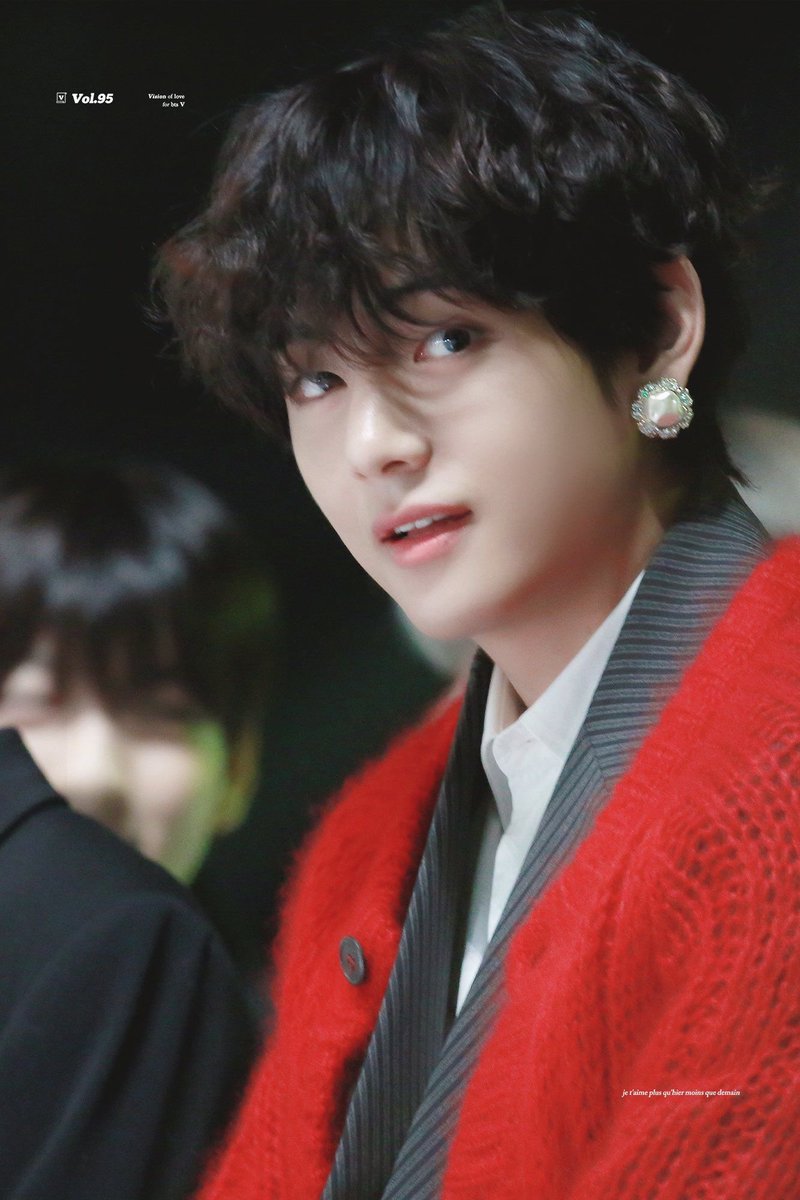 in celebration of taehyung getting a perm again, i’m starting a thread of him w permed hair