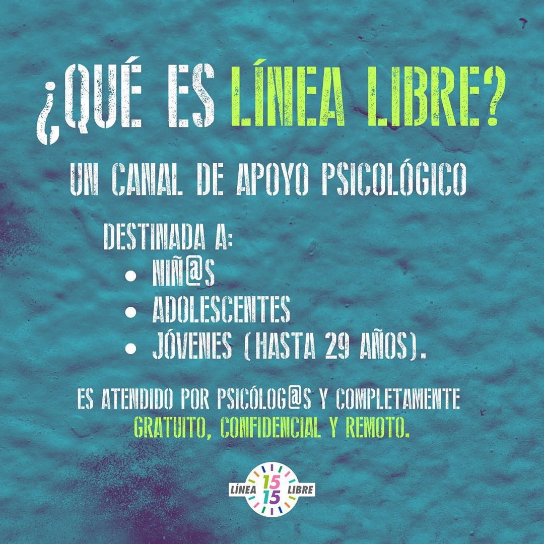 psysanm's tweet photo. Comparto información súper relevante para el apoyo psicoemocional de nuestros niños y jóvenes durante este periodo de emergencia sanitaria. Cuidar la salud mental de nuestros niñas, niños y jóvenes, también es nuestra responsabilidad 🖤
#LineaLibre
#SaludMental
#infancia https://t.co/lP7YtIzccb