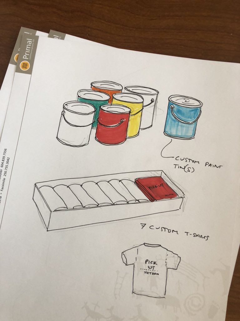 PrimalComm's tweet photo. Cleaning up some old files and found these concept sketches. Thought I would share. These were for a client (Tourism Victoria) to enter their marketing (including some of our work for them) into the #bcama annual marketer of the year awards. Spoiler - they won! #tourismvictoria https://t.co/17orbQFYuH
