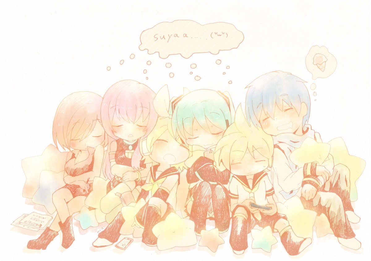 #絵描き繋がれ 
枝豆田さん(@Edama_metabeyo)から頂いたので(*'˘`*)
ミクルカネギトロ栗布団家!って感じにぼちぼちわーわーやってます✨
(今回はアンカーで!?) 