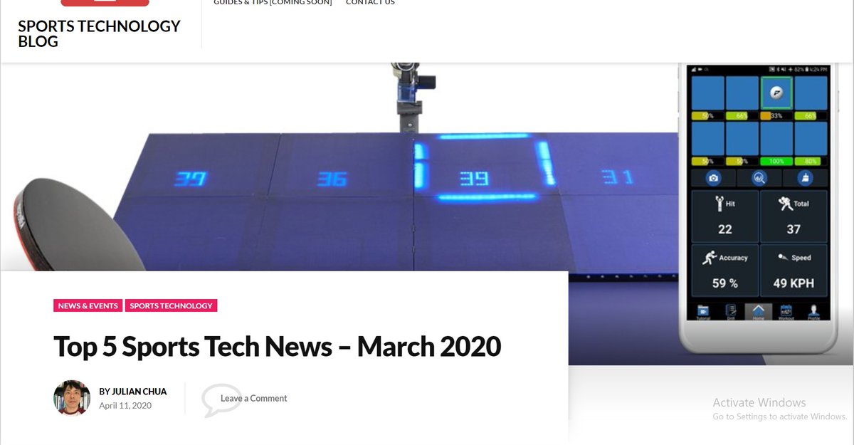 FastPongKR's tweet photo. See who is at the Top 5 Sports Tech News in March 2020 by Sports Technology Blog.
https://t.co/y7Klu1mv9U
#FastPong #TableTennis #PingPong #Coaching #artificialinteligent #Ai #NewTechnology #Tabletennisclub #tabletenniscoach #Sportstartup #startupseoul #sportstartupasia https://t.co/QdTKgUt5aS