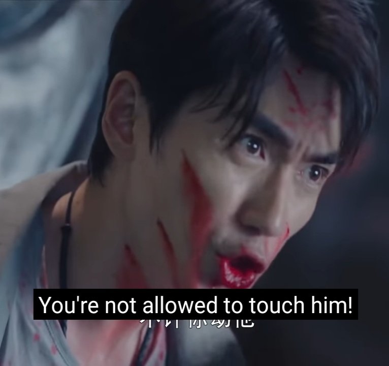ye zun: i hate you so much brother, i live through these past years just for this hatred, to see you suffer, to see you dieshen wei:ye zun: yun la-