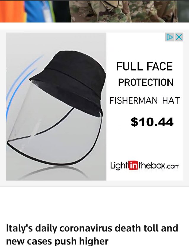 Glad somebody’s finally addressing the glaring lack of PPE among our nation’s fish and shellfish harvesting workers.