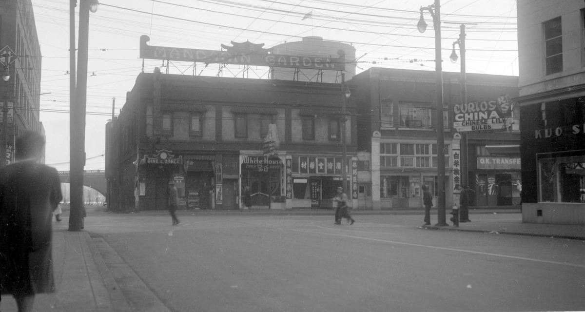 Supposedly this station was located with the encouragement of the town fathers, who hoped that development in the area would drive out Chinatown. Supposedly the station building ended it's days as a Chinese restaurant  https://searcharchives.vancouver.ca/mandarin-gardens-98-east-pender-st