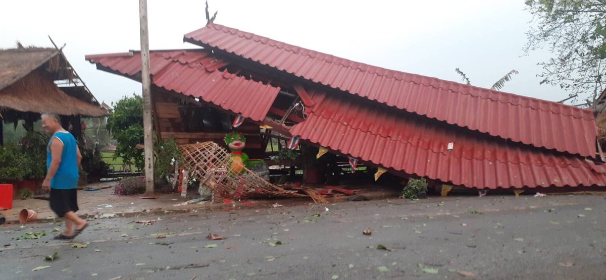 Summer storms damage homes in Mae Ai and Chiang Rai - chiangmaione.com/summer-storms-…