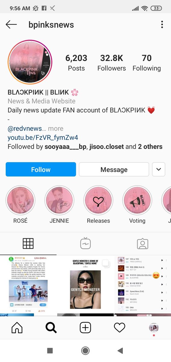 I made this thread to expose an Instagram ot4 account named bpinksnews.We all know for months Jisoo is jobless, but occasionally her articles come out, but this account is allergic to sharing them. But that's not all they simply ignored many important events of jisoo repeatedly.