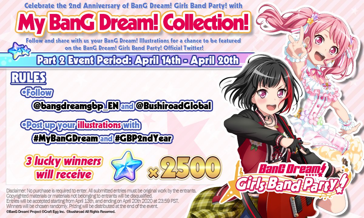 BanG Dream! GBP on X: To celebrate BanG Dream! Girls Band Party