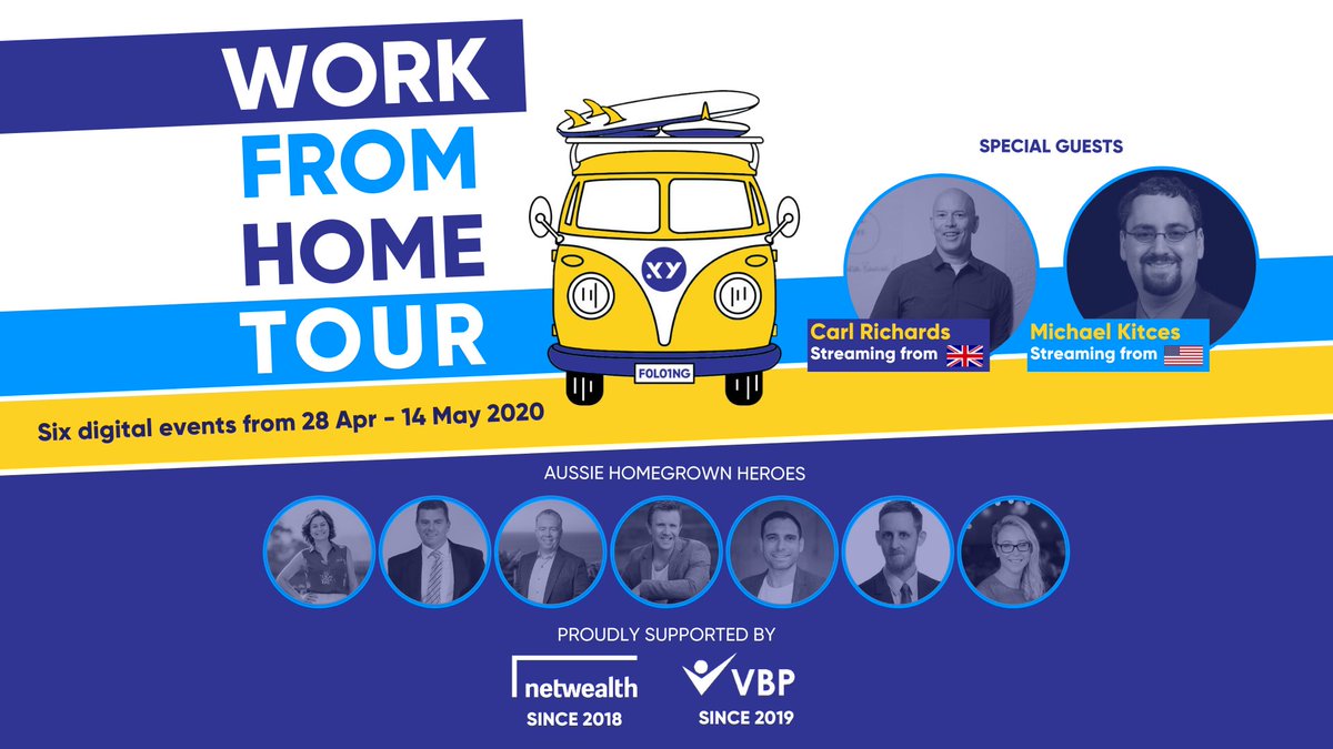 Ensombl's tweet photo. At a time when events are being cancelled everywhere, we’re really looking forward to hosting the #workfromhometour and putting this high quality digital event series on for #financialadvisers around the world. Tix here - https://t.co/jj11doeqxH https://t.co/yrT28PlXAC