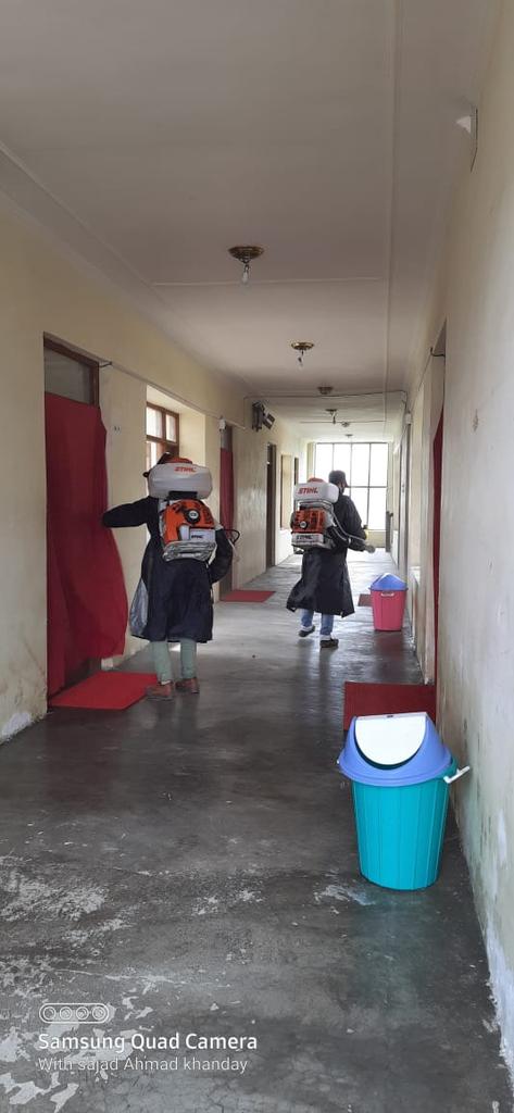 Team Municipal Council Ganderbal launches fumigation, Sansitization drive at PTs Manigam Ganderbal.
<a href="/Drjitendersing1/">Dr. jitender singh</a> <a href="/wanimajid14/">Wani Majid</a> <a href="/EhsaanYousf1/">Ehsaan Yousf</a>