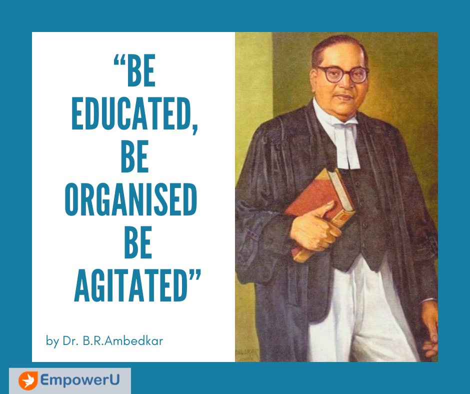 #HappyAmbedkarJayanti 
Let us honor the hard work and sacrifices of the man who gave India its Constitution. Let us honor Baba Saheb and wish them on Ambedkar Jayanti.  #DrAmbedkar #14April #indianconstitution #constitution #babasaheb #AmbedkarJayanti #empoweru