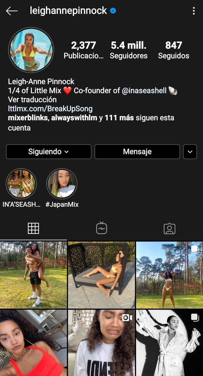 • These are her official social networks, please follow her and give her much love and support - Instagram and TikTok: @/leighannepinnock - In'A'Seashell Instagram and Twitter:  @inaseashell - Snapchat: leigh-annepinn