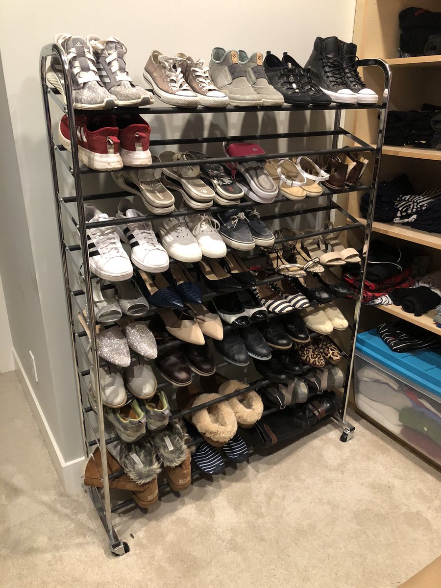 mhcameron's tweet photo. Hey @suitkits, you got me to finally organize my shoes and get rid of crap I’ll never wear again. Thx! https://t.co/yg2S0DVOrW