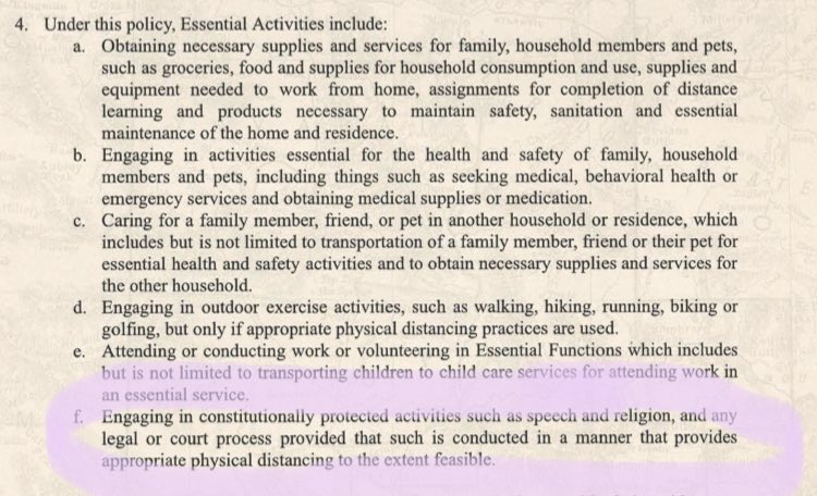 ThatParentP4P's tweet photo. #1A is an #EssentialActivity per @dougducey EO 2020-18 https://t.co/dPhbPZPrGZ