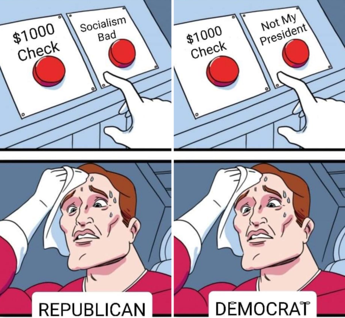 I better hear the echoing chastising of @realDonaldTrump for these unwanted socialist checks from hell!
Where are the crys to give that socialist check back to trump!
If you're a god fearing American & not satans spawn, donate that hand out! #SaYNoToSoCiAlIsM #Do4Self #SmallGov