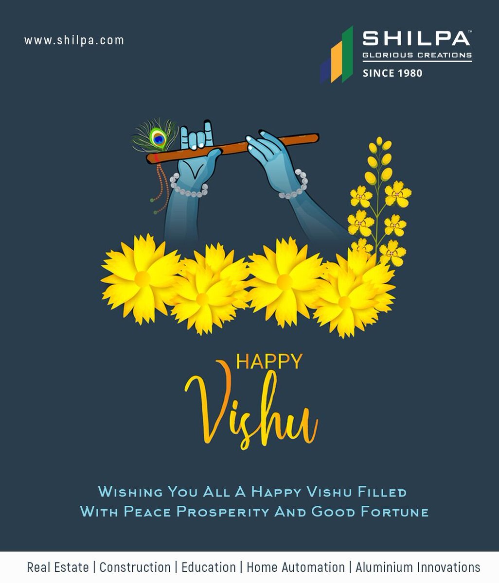 shilpadeveloper's tweet photo. Shilpa Group Wishing everyone Tamil Puthandu Vazhthukkal and Happy Vishu! Wishing that these troubling times shall pass and we all treasure every fleeting moment henceforth🙏🏽 #ShilpaDacha #ShilpaLaksh #StayHome #StaySafe https://t.co/YcKWiR4PwP