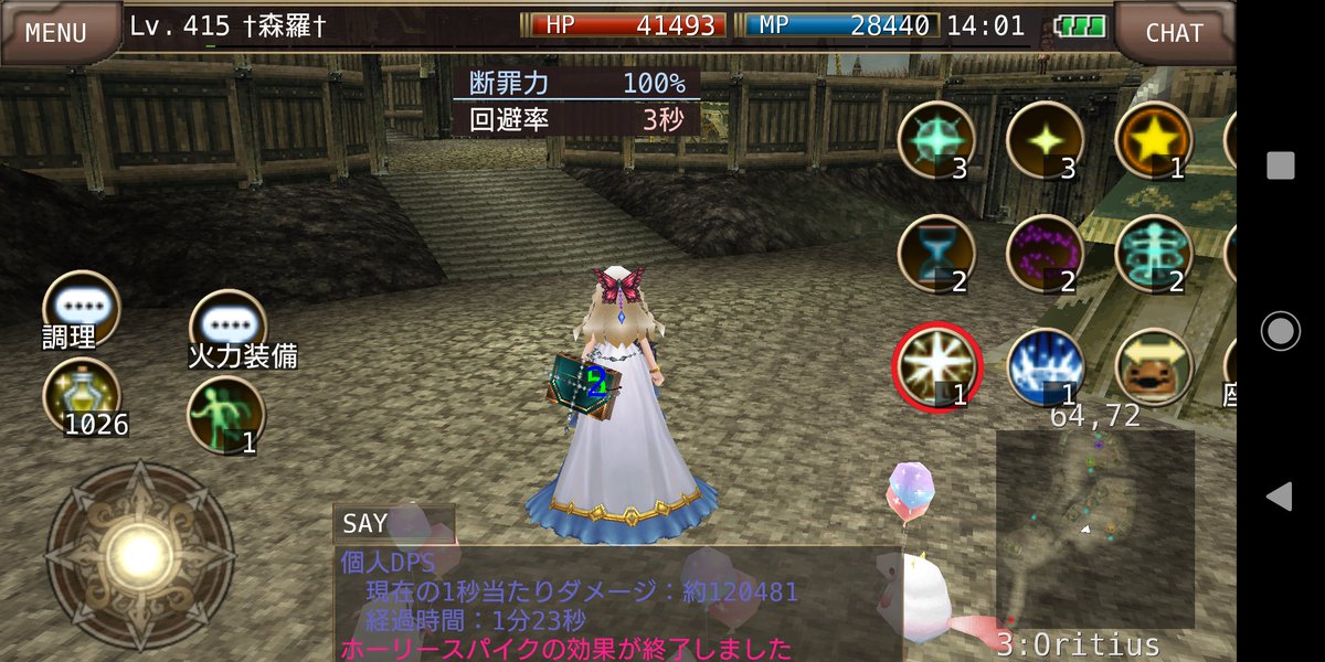 喜多道民 イルーナ戦記 爪モンク まだまだやね W