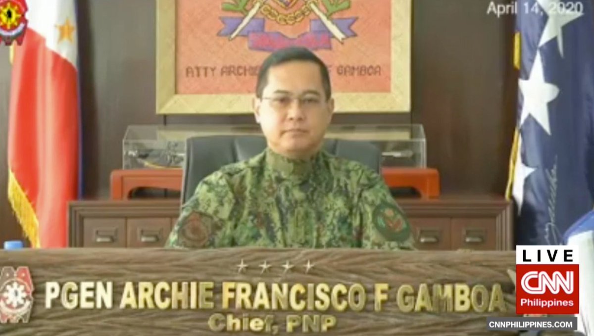 THREAD: Philippine National Police Chief Archie Gamboa holds media briefing Facebook  https://bit.ly/2ygFOoc  Live stream  http://cnn.ph/1LXc9jG  Free TV ch. 9, Cignal ch. 10, Sky Cable ch. 14