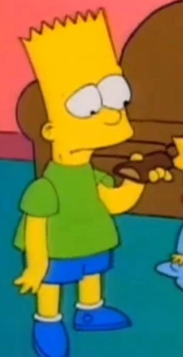 bart simpson green shirt