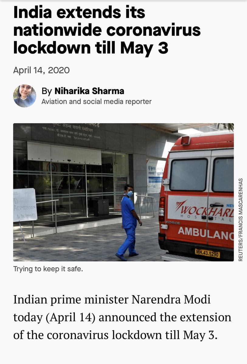 rssurjewala's tweet photo. मा: मोदी जी,

देश ने 21 दिन का लॉक्डाउन माना।
देश 20 दिन का लॉक्डाउन भी मानेगा।

पर नेतृत्व के मायने केवल देशवासियों को जुम्मेवारी का अहसास दिलाना नही,
बल्कि सरकार और शासक की जनता के प्रति जबाबदेही व जुम्मेवारी का निर्वहन है।

बातें बहुत हुई पर कोरोना से लड़ने का रोडमैप क्या है? https://t.co/zadkrwWJ0A
