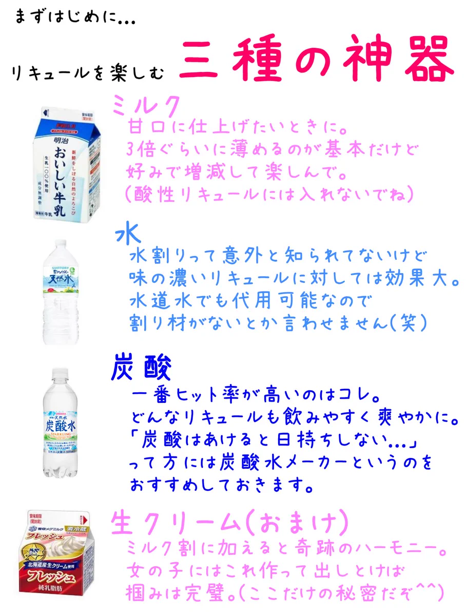 楽しみ方はいろいろ？「リキュール」の種類と楽しむための三種の神器がこれ！