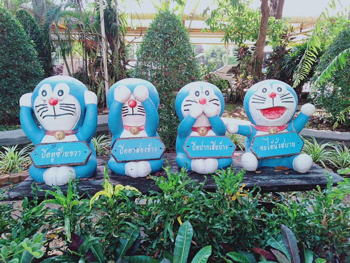 まやかし展覧会 公式 En Twitter Do You Like Japanese Anime Last Year I Met Doraemon At Thailand Temple Doraemon Thailand Anime 去年タイのドラえもん寺にて T Co Btds719hto