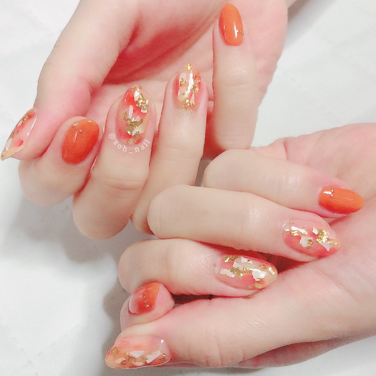 Soh ネイル垢 Twitterissa New My Nail 元気の出るビタミンオレンジ 金箔とシェルも埋め込んで定番 ˆoˆ 新型肺炎の影響で職場閉鎖になり早1週間 映画を何本観たことかッ せめて指先だけでも自己満でいいから綺麗にしておいて ふとした時に目に入って Soh ネイル垢 Twitterissa New My Nail 元気の出るビタミンオレンジ 金箔とシェルも埋め込んで定番 ˆoˆ 新型肺炎の影響で職場閉鎖になり早1週間 映画を何本観たことかッ せめて指先だけでも自己満でいいから綺麗にしておいて ふとした時に目に入って