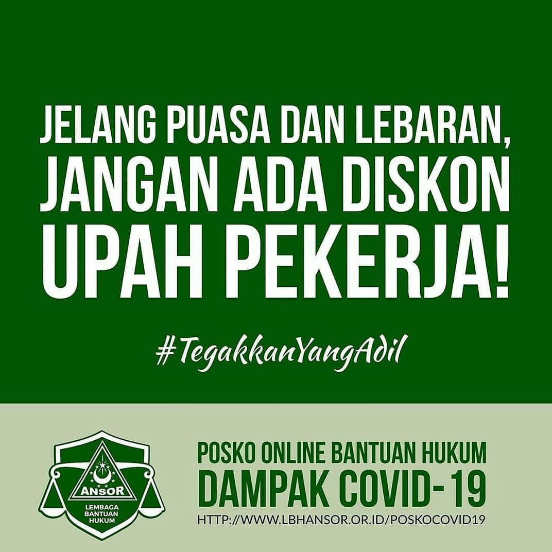 Official_Ansor's tweet photo. Gerakan Pemuda Ansor melalui LBH GP Ansor siap membantu siapa saja untuk bersama menegakkan keadilan

#AnsorMelawanCorona https://t.co/w4twvetEop